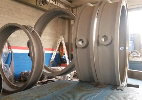 Fabricated TOV Butterfly Valves 112 inch