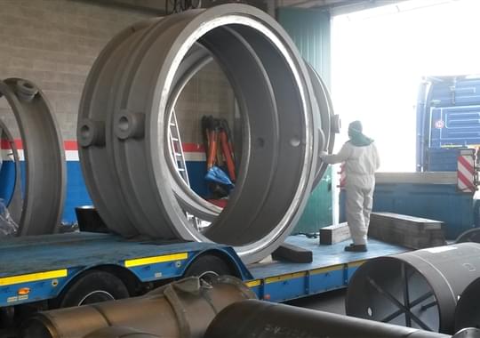 Fabricated TOV Butterfly Valves 112 inch